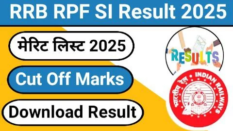 RRB RPF SI Result 2025